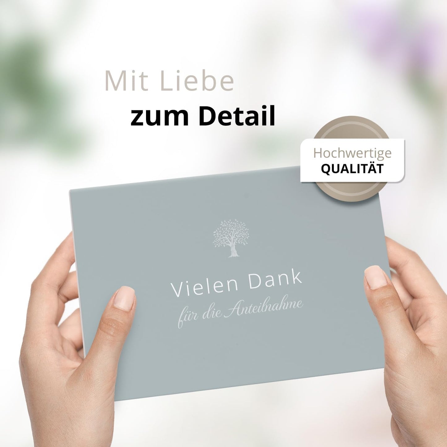 Einladungskarten Manufaktur Hamburg 10 PERSONALISIERTE Trauer Danksagungen Dankeskarten mit eigenem Text und Foto | Individuell anpassbare Trauerkarten mit Briefumschlägen | Karten Design 06