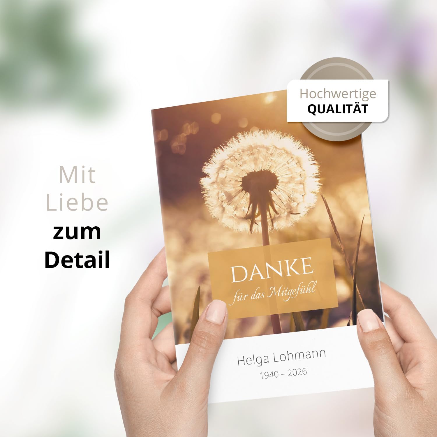 Einladungskarten Manufaktur Hamburg 10 PERSONALISIERTE Trauer Danksagungen Dankeskarten mit eigenem Text und Foto | Individuell anpassbare Trauerkarten mit Briefumschlägen | Karten Design 29