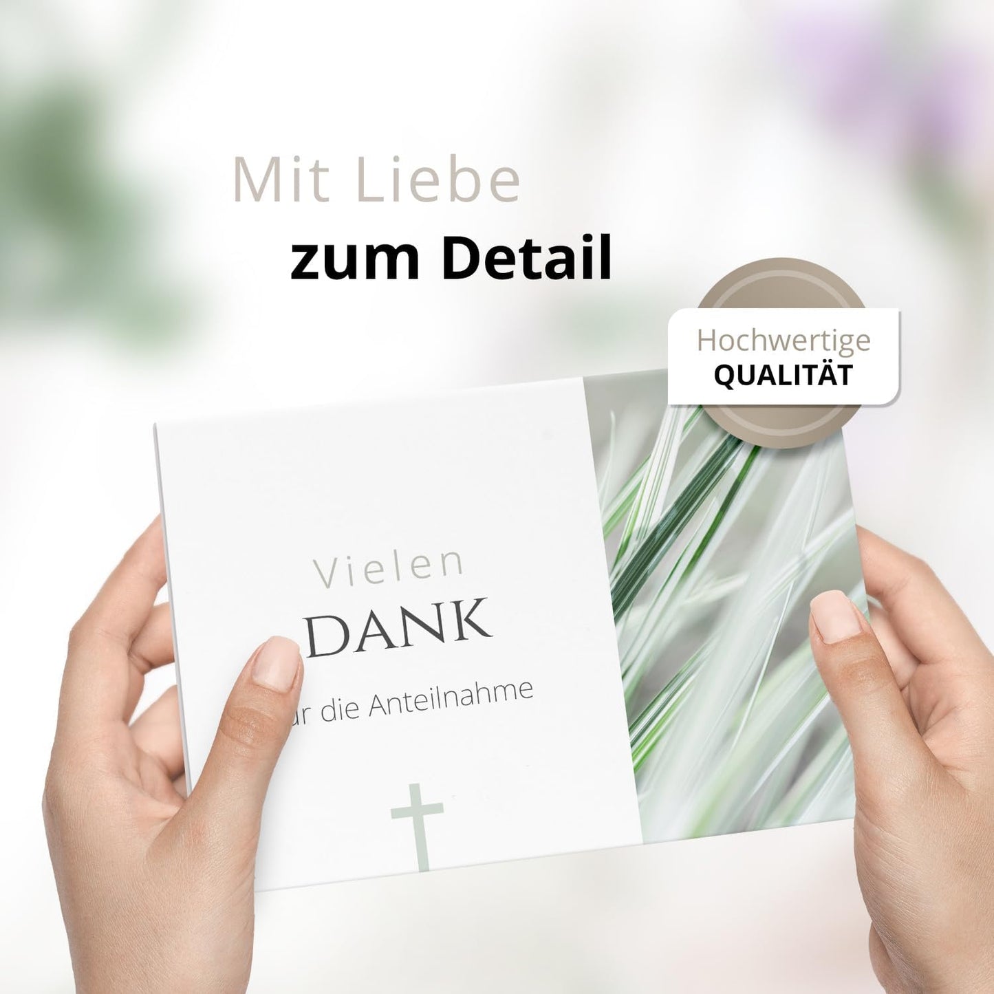 Einladungskarten Manufaktur Hamburg 10 PERSONALISIERTE Trauer Danksagungen Dankeskarten mit eigenem Text und Foto | Individuell anpassbare Trauerkarten mit Briefumschlägen | Karten Design 05