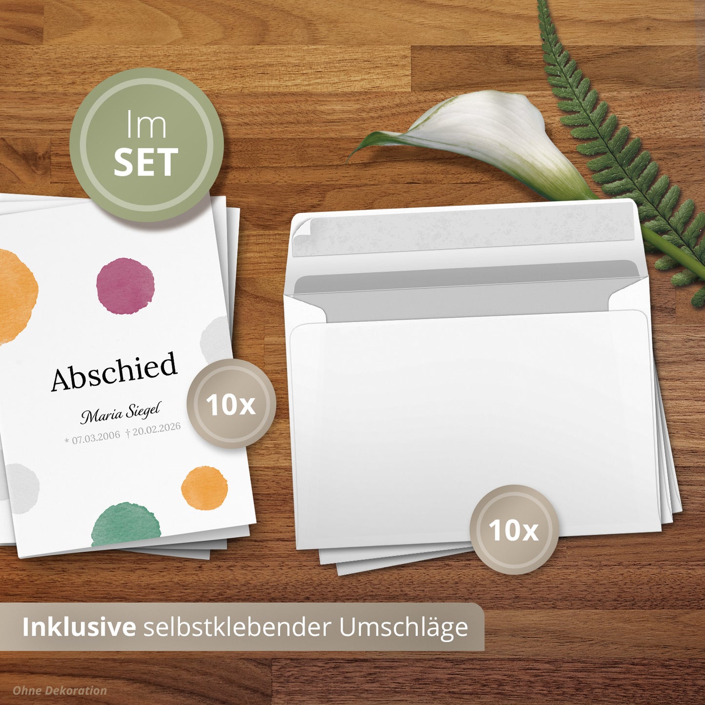 Trauerkarte "Abschied"