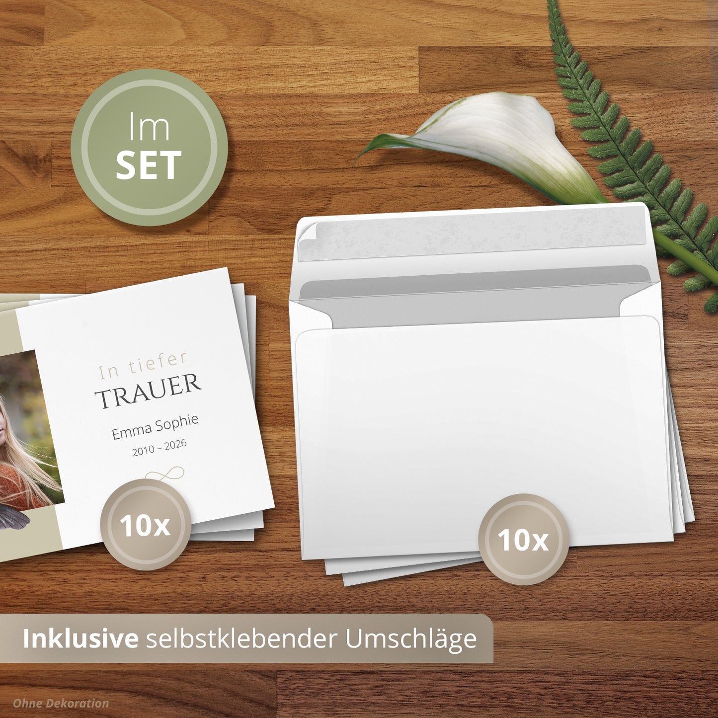 Trauerkarte "Schmetterling"