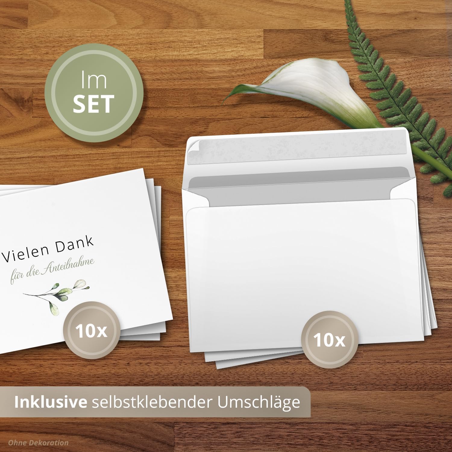 Einladungskarten Manufaktur Hamburg 10 PERSONALISIERTE Trauer Danksagungen Dankeskarten mit eigenem Text und Foto | Individuell anpassbare Trauerkarten mit Briefumschlägen | Karten Design 07