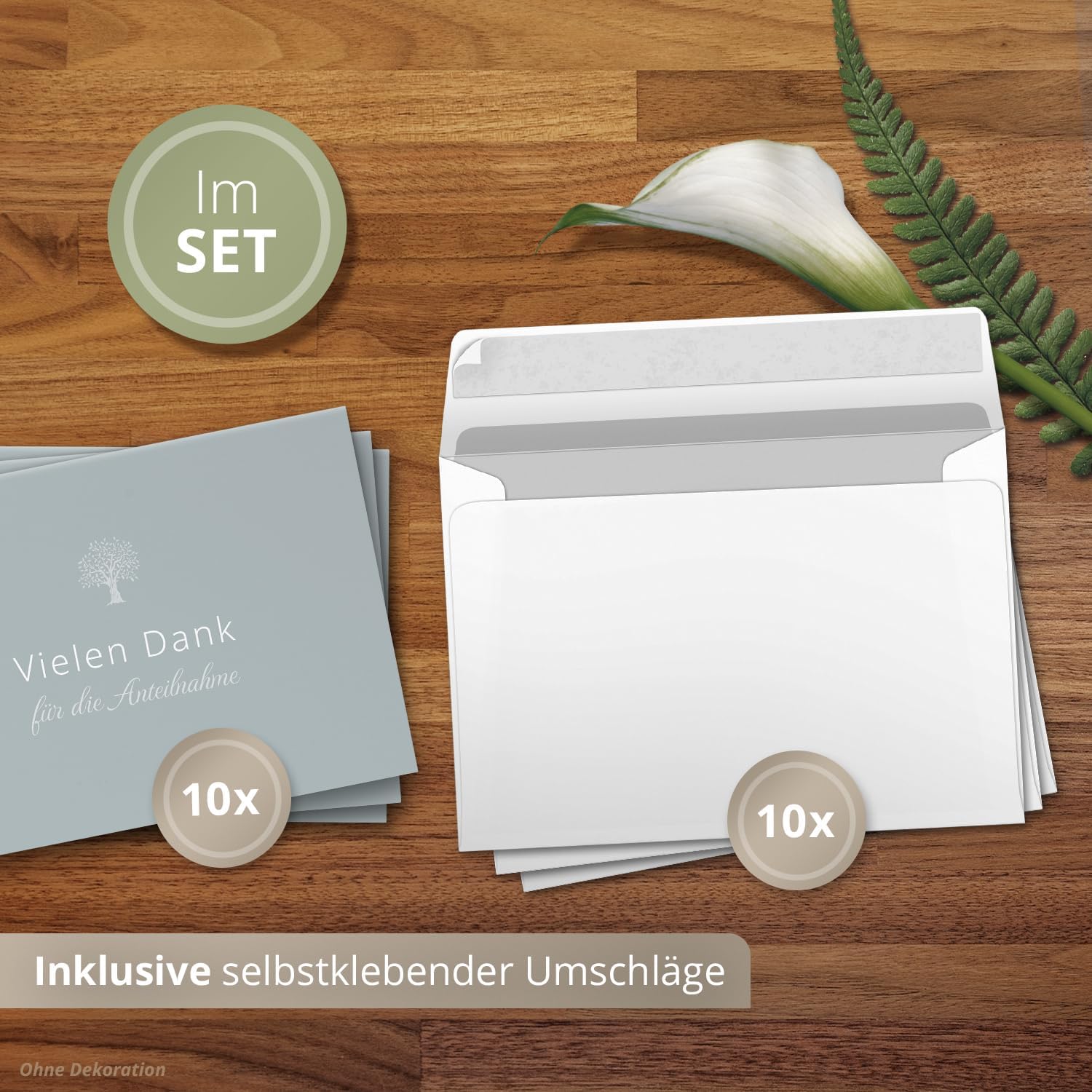 Einladungskarten Manufaktur Hamburg 10 PERSONALISIERTE Trauer Danksagungen Dankeskarten mit eigenem Text und Foto | Individuell anpassbare Trauerkarten mit Briefumschlägen | Karten Design 06