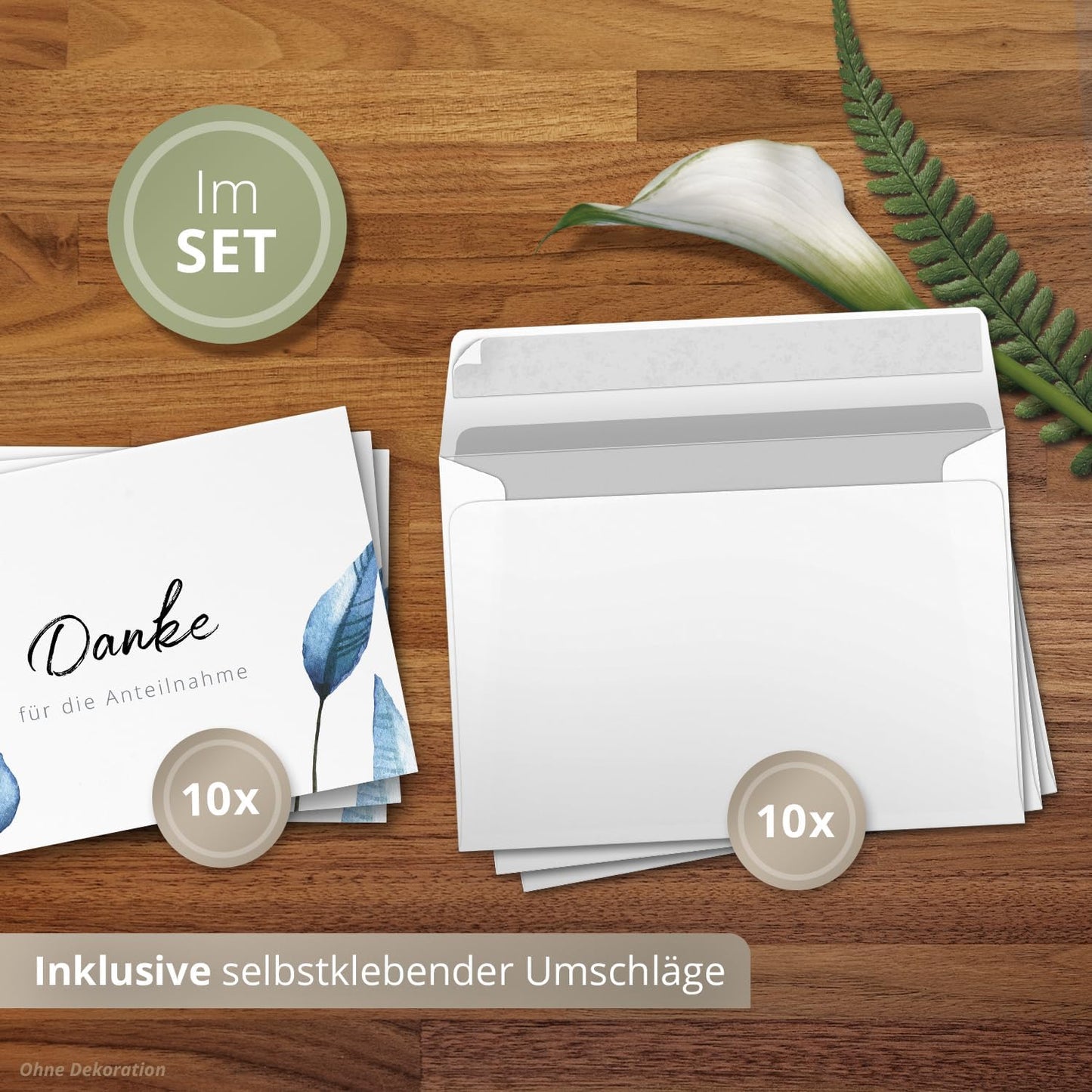 Einladungskarten Manufaktur Hamburg 10 PERSONALISIERTE Trauer Danksagungen Dankeskarten mit eigenem Text und Foto | Individuell anpassbare Trauerkarten mit Briefumschlägen | Karten Design 13