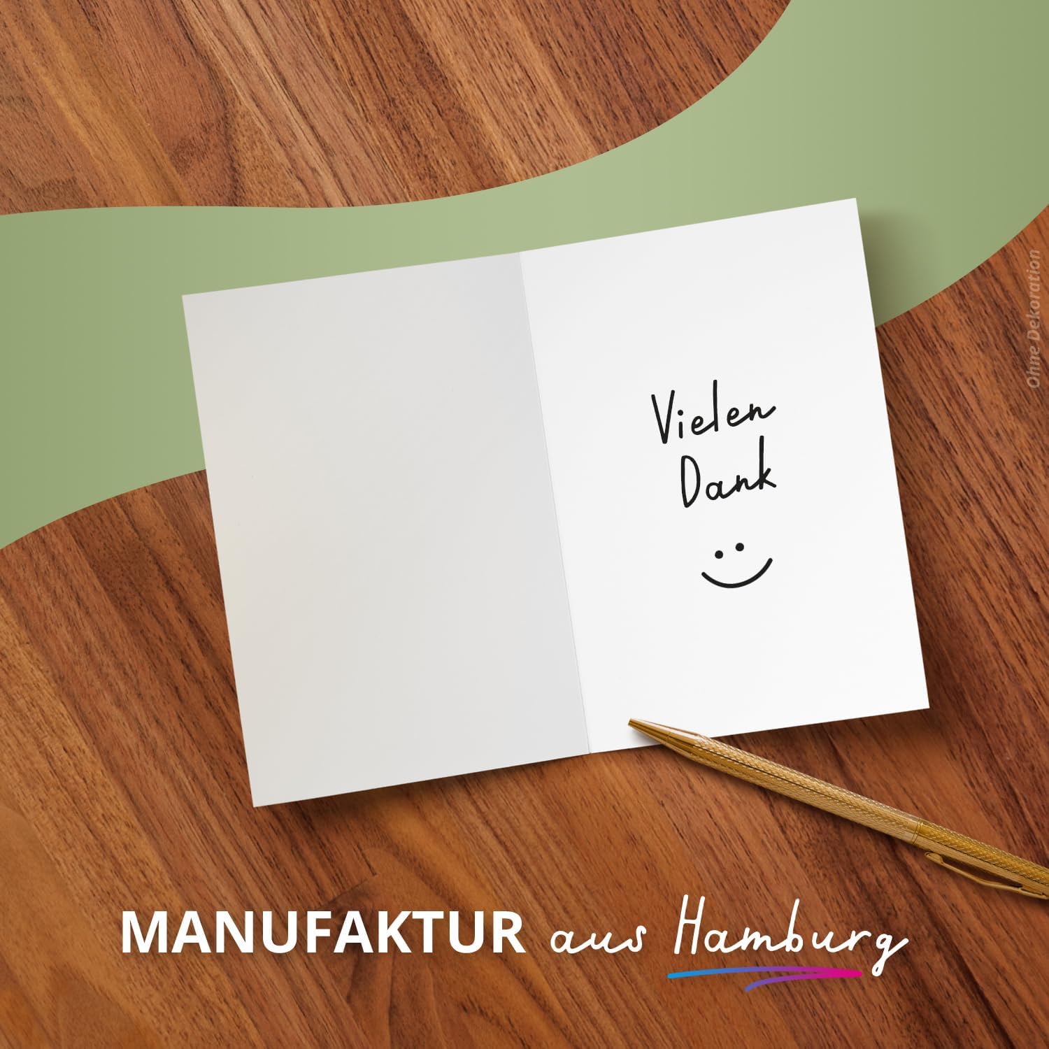 10 Trauerkarten mit Umschlag – Einladung zur Beerdigung oder Trauerfeier | Abschied | Hochwertige Klappkarten zur Todesanzeige – Motiv: Berge Nebel